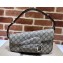 Gucci Horsebit 1955 small shoulder bag 764155 Beige and ebony GG Supreme canvas