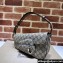 Gucci Horsebit 1955 small shoulder bag 764155 Beige and ebony GG Supreme canvas