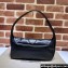 Gucci Aphrodite small shoulder bag 767226 leather Black with Brass hardware 2024