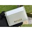 Gucci Card case with Gucci script 773428 leather Light Gray 2024