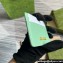 Gucci Card case with Gucci script 773428 leather Pale Green 2024