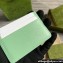 Gucci Card case with Gucci script 773428 leather Pale Green 2024