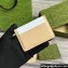Gucci Card case with Gucci script 773428 leather Light Beige 2024