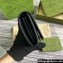 Gucci Continental wallet with Gucci script 772638 leather Black 2024