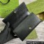 Gucci Continental wallet with Gucci script 772638 leather Black 2024