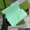 Gucci Continental wallet with Gucci script 772638 leather Pale Green 2024