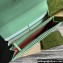 Gucci Continental wallet with Gucci script 772638 leather Pale Green 2024