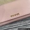 Gucci Continental wallet with Gucci script 772638 leather Light Pink 2024