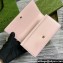 Gucci Continental wallet with Gucci script 772638 leather Light Pink 2024