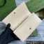 Gucci Continental wallet with Gucci script 772638 leather Light Beige 2024