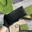 Gucci Zip around wallet with Gucci script 772642 leather Black 2024