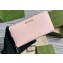 Gucci Zip around wallet with Gucci script 772642 leather Light Pink 2024