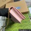 Gucci Chain wallet with Gucci script 772643 leather Light Pink 2024