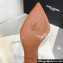 Amina Muaddi Heel 9.5cm Begum Sling Satin White with Starbust embellished brooch