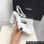 Amina Muaddi Heel 9.5cm Charlotte Pumps Satin White 2024