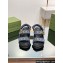 Gucci Double G sandals 771575 in Original GG canvas Blue 2024