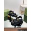 Gucci Double G sandals 771575 in Original GG canvas Black 2024