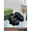 Gucci Double G sandals 771575 in Original GG canvas Black 2024