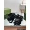 Gucci Double G sandals 771575 in Original GG canvas Black 2024