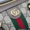 Gucci Ophidia GG medium top handle bag 772065 Beige and ebony GG Supreme canvas 2024