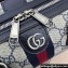 Gucci Ophidia GG medium top handle bag 772065 Beige and blue GG Supreme canvas 2024