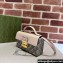 Gucci Padlock mini bag with Horsebit print 774342 GG canvas and Light pink leather trim 2024