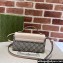 Gucci Padlock mini bag with Horsebit print 774342 GG canvas and Light pink leather trim 2024