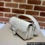 Gucci GG Marmont shoulder bag 734814 leather White with Brass hardware 2024