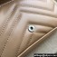 Gucci GG Marmont Super Mini shoulder bag 476433 leather Nude with Brass hardware 2024