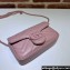 Gucci GG Marmont Super Mini shoulder bag 476433 leather Pink with Brass hardware 2024