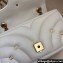 Gucci GG Marmont small shoulder bag 443497 Leather White with small Double G studs 2024