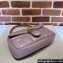Gucci GG Marmont small shoulder bag 443497 Leather Nude Pink with small Double G studs 2024