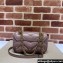Gucci GG Marmont Mini shoulder bag 446744 Leather Nude Pink with small Double G studs 2024