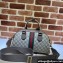 Gucci Ophidia medium GG top handle bag with Web in beige and ebony GG Supreme 724575 2024