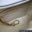 Gucci GG Marmont half-moon-shaped Mini bag 770983 Leather White with small Double G studs 2024