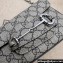 Gucci Horsebit 1955 Mini shoulder bag 774209 Beige and ebony GG Supreme canvas