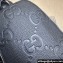 Gucci Jumbo GG Leather crossbody bag 766937 Black