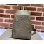 Gucci Jumbo GG Leather crossbody bag 766937 Gray