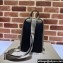 Gucci Jumbo GG Leather crossbody bag 766937 Gray