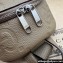 Gucci Jumbo GG Leather crossbody bag 766937 Gray