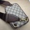 Gucci Ophidia GG mini bag with Web 752565 beige and ebony Supreme 2024