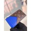 Louis Vuitton Monogram Canvas Coin Card Holder M82911 Blue 2024