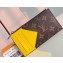 Louis Vuitton Monogram Canvas Coin Card Holder M82910 Yellow 2024