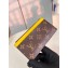 Louis Vuitton Monogram Canvas Coin Card Holder M82910 Yellow 2024