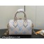 Louis Vuitton Monogram Empreinte leather Speedy Bandoulière 20 Bag M46397 creamy/Blue 2024