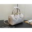 Louis Vuitton Monogram Empreinte leather Speedy Bandoulière 20 Bag M46397 creamy/Blue 2024