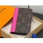 Louis Vuitton Monogram Canvas Pocket Organizer Wallet Fuchsia 2024
