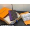 Louis Vuitton Monogram Canvas Pocket Organizer Wallet Purple 2024