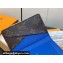 Louis Vuitton Monogram Canvas Pocket Organizer Wallet M82956 Blue 2024