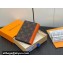 Louis Vuitton Monogram Canvas Passport Cover M82863 Orange 2024